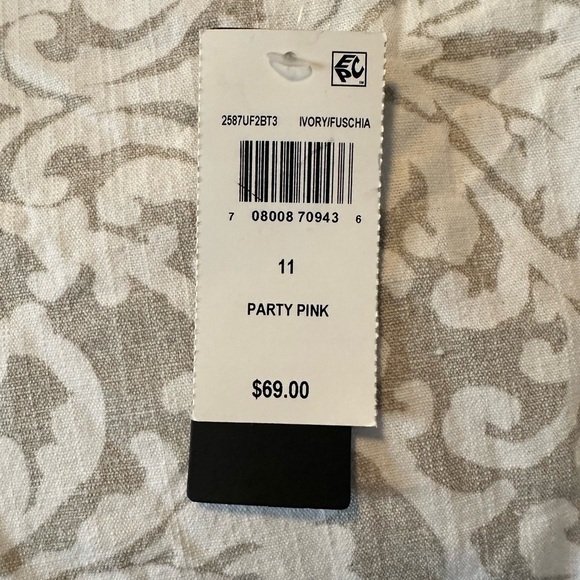 NWT City Studios Party Pink Floral High Low Junior Dress With Front Slit Size 11 - Picture 10 of 14